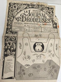Journal ancien broderie 1950 Le Journal des Brodeuses motif vintage Lyon