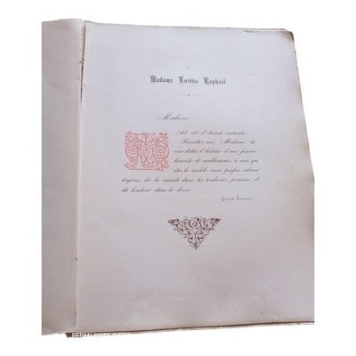 Livre ancien illustré Ville et Village Louis Énault, couverture couleur XIXe