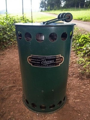 Réchaud catalytique vintage Thermx années 40 vert - Société Lyonnaise
