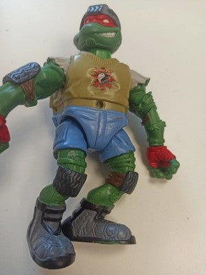Figurine TMNT Raphael rétro 2003 sport extrême skate vintage Tortue Ninja
