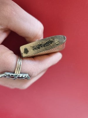 Ancien briquet vintage Silvermatch plaqué or, collection rétro, rare occasion