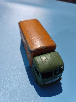 Vintage Dinky Toys Simca Cargo ancien, camion miniature vert et orange, collecti