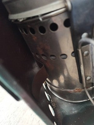 Réchaud catalytique vintage Thermx années 40 vert - Société Lyonnaise