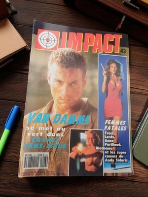 Magazine cinéma Impact 43 Van Damme vintage rétro années 90 très bon état