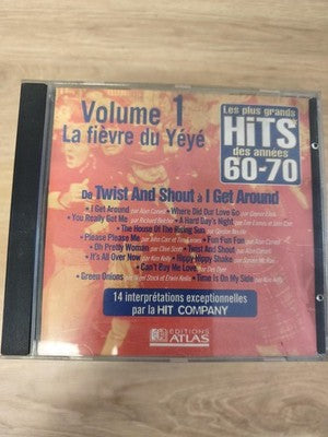CD compilation musique années 60 grands succès français et internationaux