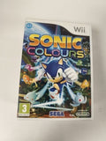 Boîte vide originale pour Sonic Colours sur Nintendo Wii, sans disque ni notice,