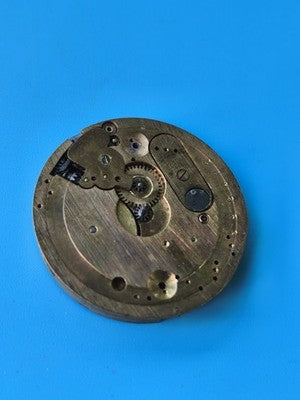Ancien mouvement montre gousset vintage pour pièces, mécanisme doré, collection