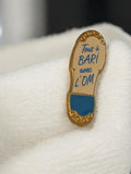 Pin's vintage Olympique de Marseille OM pied Bari badge rétro football