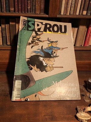 Magazine Spirou vintage 1981 Méluisine couverture sorcières rare BD