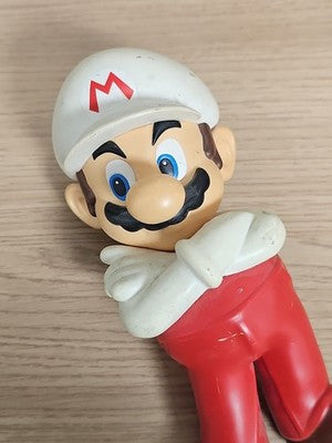 Figurine Super Mario Fire Nintendo 2006 rouge blanc 23 cm jouet déco