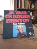 Vinyle 45T Eddy Mitchell Je Vais Craquer Bientôt vintage rétro Barclay