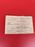 Ancien papier lettre manuscrit 1910, écriture ancienne, document vintage