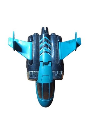 Jet vintage Kenner MASK 1987 bleu noir avion jouet rétro rare