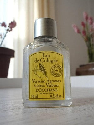 Miniature parfum L'OCCITANE Verveine Agrumes Eau de Cologne vintage 10 ml verre
