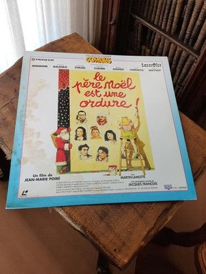 Laserdisc Le Père Noël est une Ordure Pioneer Comédie Vintage Jaquette Illustrée