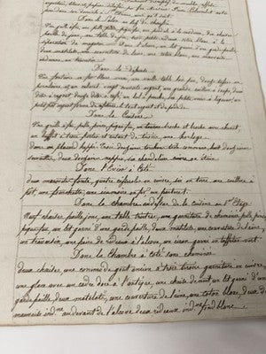Lettre manuscrite administrative 1814 XIXe papier timbré 75 c France Colombet