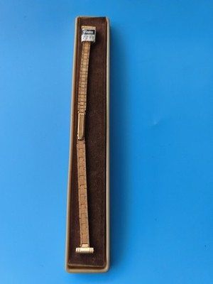 Bracelet montre ancien vintage français, neuf deadstock, doré, pour collection