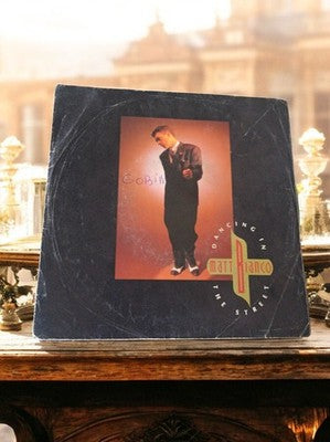 Vinyle 45T Matt Bianco Dancing in the Street vintage, pochette d’époque