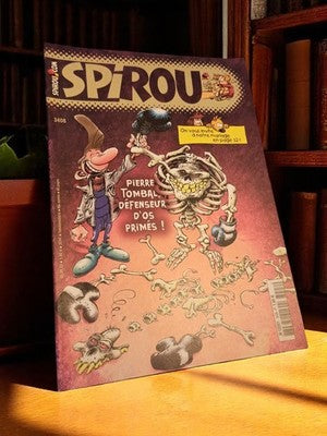 Magazine Spirou ancien n°3408 Pierre Tombal vintage collector BD humour
