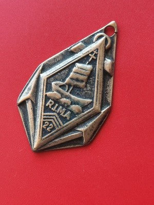 Médaille militaire vintage 22e Régiment Infanterie de Marine ancien collection F