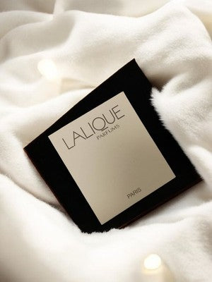 Carte publicitaire parfum Lalique Paris vintage ancienne parfumerie