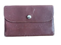 Portefeuille Longchamp Paris femme marron cuir grainé pochette porte-monnaie