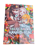 Poster manga Toilet Bound Hanako Kun anime couleurs vives personnages principaux