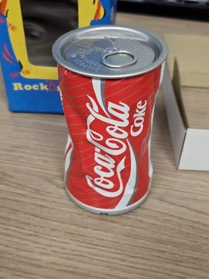 Figurine canette Coca Cola Rocking Can vintage Music World boîte d'origine