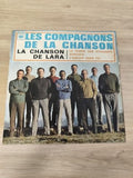 Vinyle 45 tours ancien Les Compagnons de la Chanson rétro, disque vintage à coll