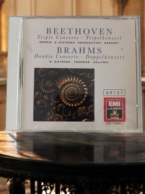 CD classique Beethoven Brahms EMI Laser DRM jaquette ammonites CDZ 7 62854 2