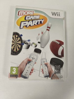 Boîte vide Nintendo Wii More Game Party sans jeu, version PAL, bon état visuel