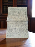 Lettre manuscrite ancienne 1943 Guerre 39-45 témoignage d’époque vintage