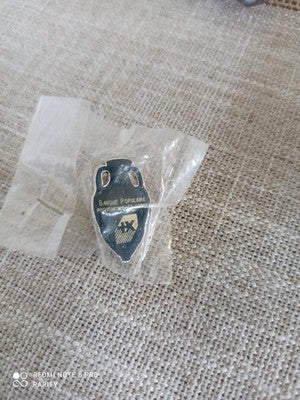 Pin's vintage Banque Populaire Provençale émaillé rétro badge ancien logo