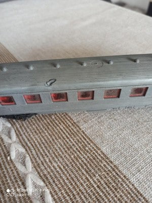 Voiture voyageurs Jouef SNCF grise HO, modèle classique train miniature