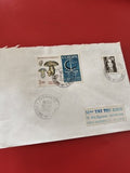Ancienne enveloppe timbrée oblitérée 1997 pour collection philatélie France