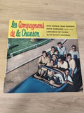 Vinyle 45 tours ancien Les Compagnons de la Chanson rétro collection état usé