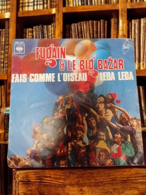 Vinyle 45 tours Fugain Big Bazar CBS 1034 vintage rétro pochette couleur