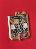 Ancien insigne vintage Franche-Comté collection badge historique régional rare