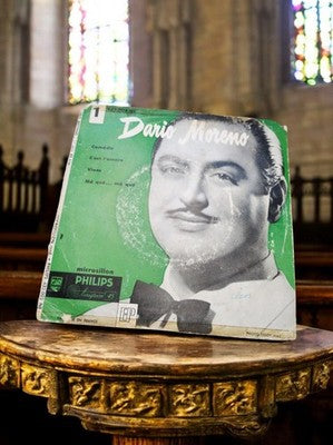 Vinyle 45 tours Dario Moreno Philips EP vintage France pochette verte