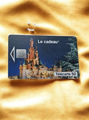 Télécarte 50 unités Disneyland Paris vintage Le cadeau* carte téléphonique rétro