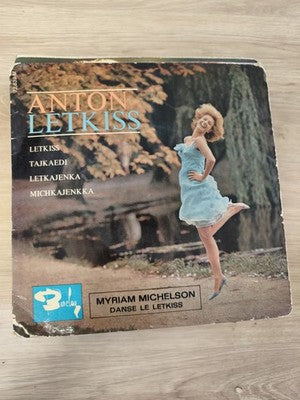 Vinyle 45T vintage Anton Letkiss Barclay pochette Myriam Michelson danse rétro