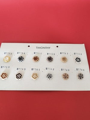 Lot vintage boutons neufs avec présentoir ancien commerce couture française rare