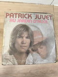 Vintage 45T Patrick Juvet Au Jardin d'Alice pochette usée disque ancien