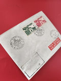 Ancienne lettre FDC Vietnam 1959 timbres Saigon cachets collection vintage