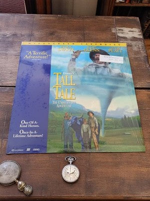 Laserdisc Disney Tall Tale vintage rétro film Widescreen Patrick Swayze