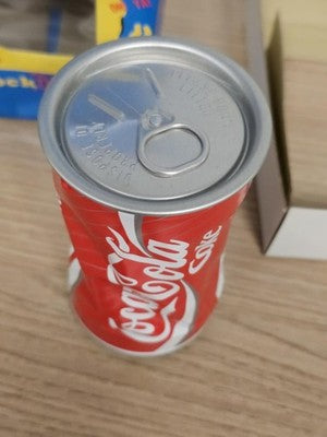 Figurine canette Coca Cola Rocking Can vintage Music World boîte d'origine