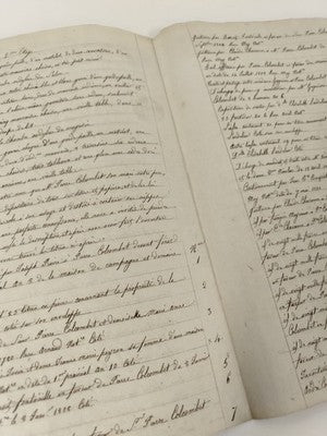 Lettre manuscrite administrative 1814, inventaire familial XIXe, cachet 75 c