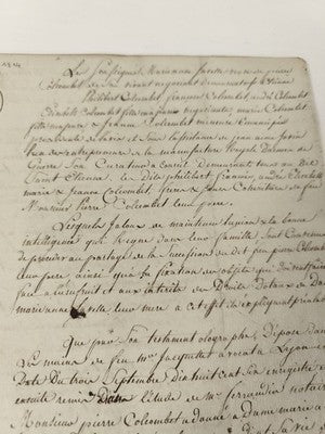 Ancienne lettre manuscrite administrative 1814, papier timbré 75 c