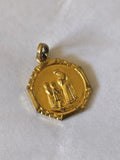 Petite médaille catholique ancienne vintage, objet religieux rétro collection