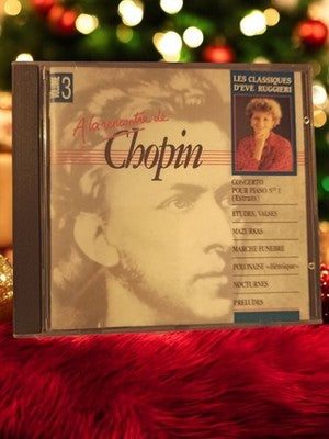CD musique classique Chopin volume 3 Les Classiques d’Eve Ruggieri